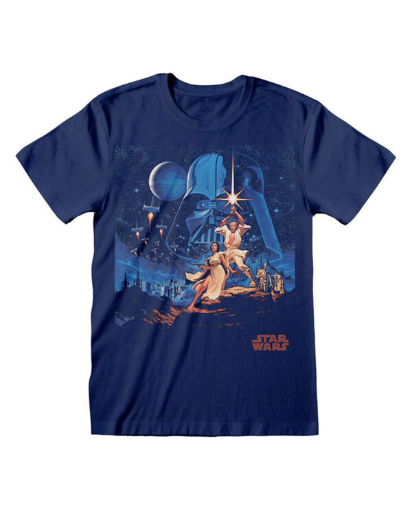 Star Wars New Hope Vintage Poster T-Shirt