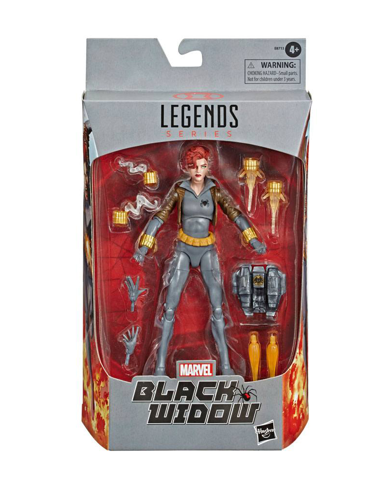 Black Widow Grey Suit Marvel Legends Series Actionfigur