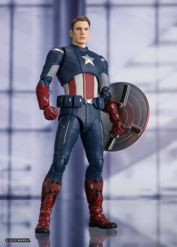 Captain America Cap VS. Cap Avengers Endgame S.H. Figuarts Actionfigur