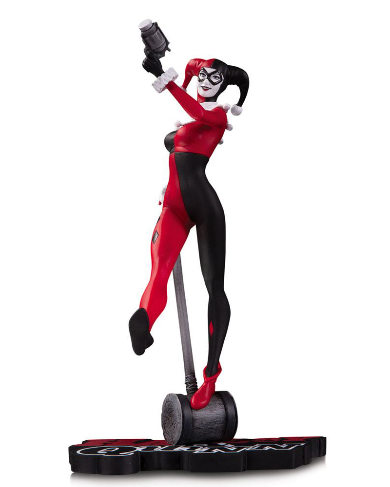 Harley Quinn by Stanley Lau DC Comics Red, White & Black Staty