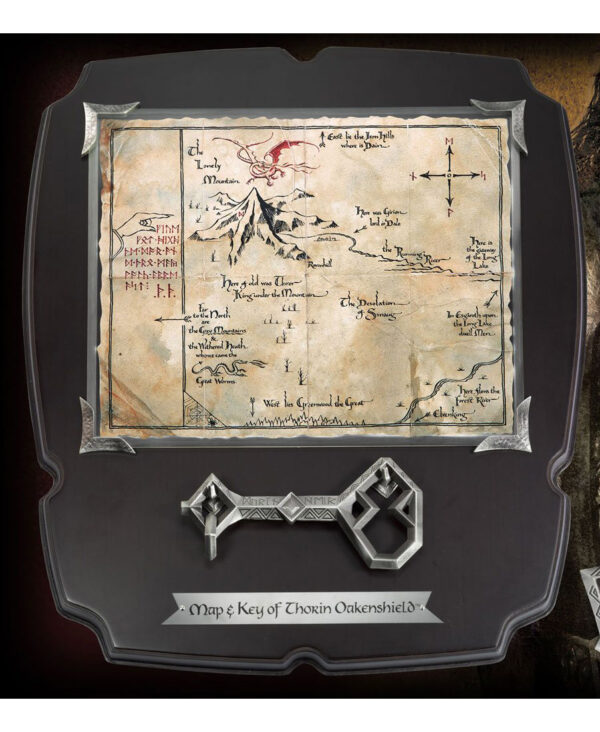 Thorins Oakenshields Map & Key Deluxe The Hobbit Replica
