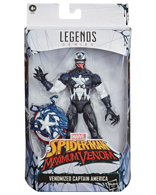 Venomized Captain America Spider-Man Maximum Venom Actionfigur