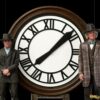 Marty and Doc at the Clock Back to the Future III Deluxe Art Scale Staty - Bild 2