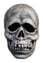 Don Post Vinyl Mask White Skull