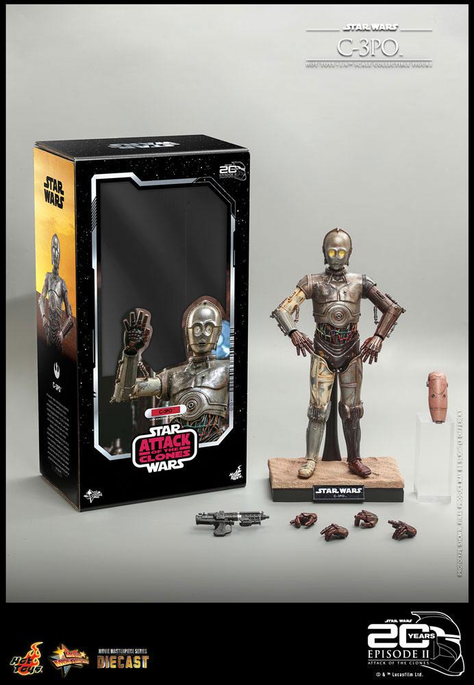 C-3PO Star Wars Ep II Actionfigur 1/6