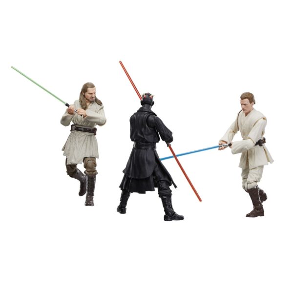 Star Wars The Phantom Menace 3-Pack Qui-Gon Jinn, Darth Maul, Obi-Wan Kenobi - Bild 3