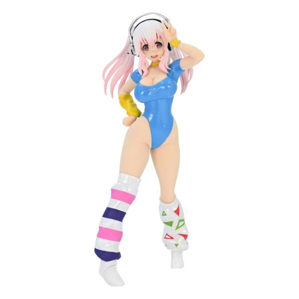 Super Sonico PVC Statue Concept Figure 80's Color Blue Ver