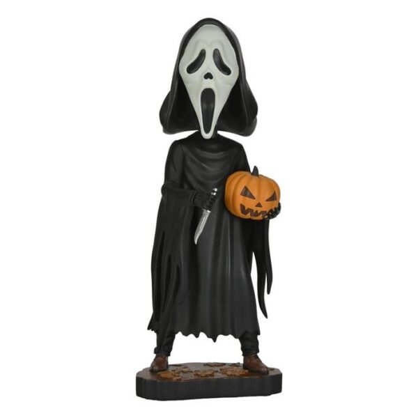 Ghost Face Scream Head Knocker Bobble Head