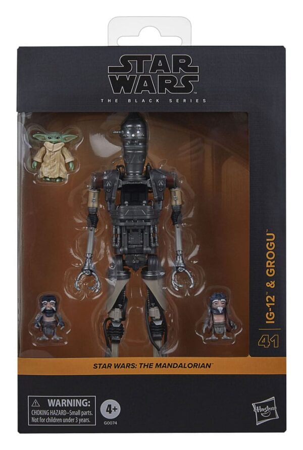 IG-12 & Grogu Mandalorian Black Series Action Figure 2-Pack