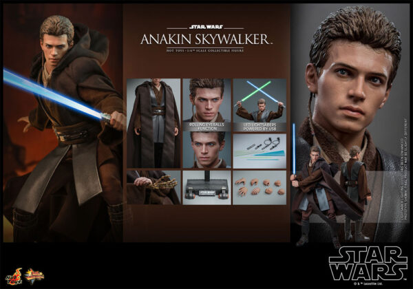 Anakin Skywalker Star Wars Episode II Action Figure 1/6 - Bild 5