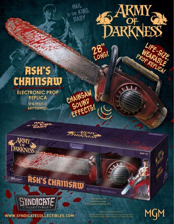 Army of Darkness Prop Replica 1/1 Ash's Chainsaw - Bild 3
