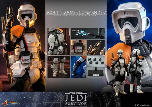 Scout Trooper Commander SW: Jedi Survivor Videogame Masterpiece Action Figure 1/6 - Bild 3
