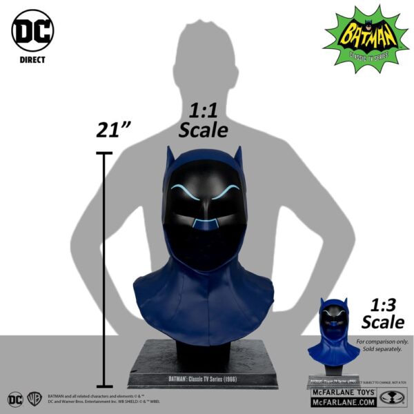 Batman Cowl Batman 1966 DC Direct Replica 1/1 - Bild 2