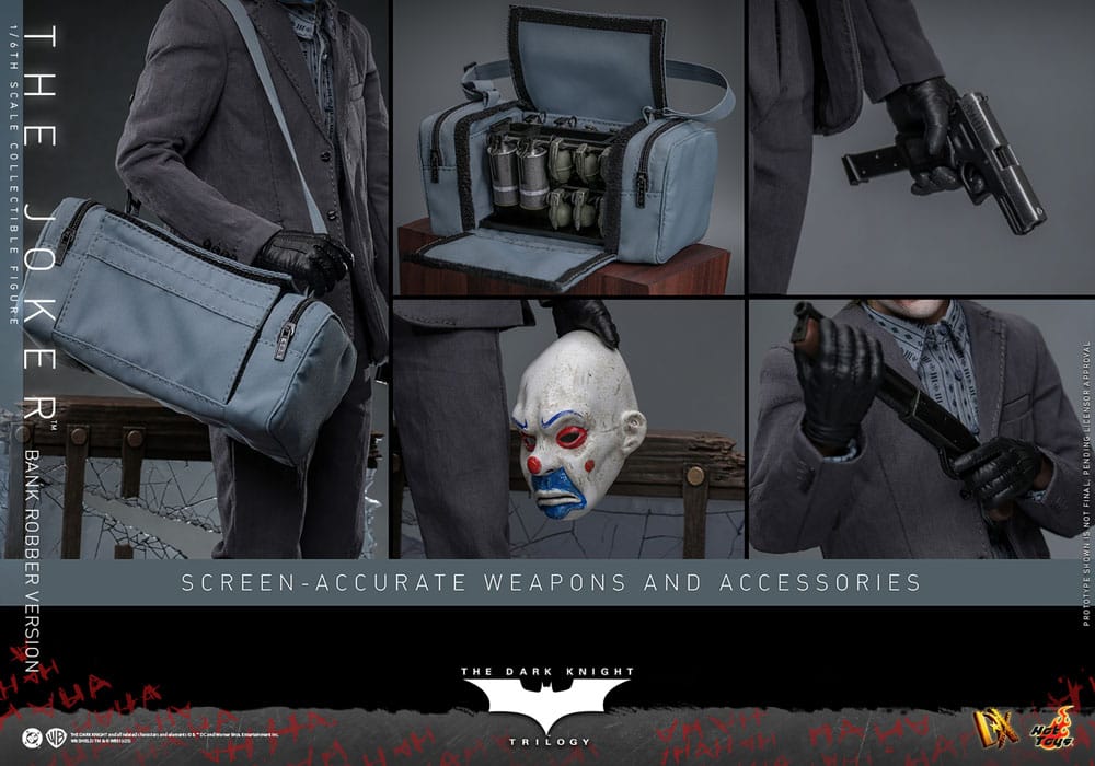 1/6 Scale Joker Clown Red Suit Set – 12" Action Figure Accessories – TC CEN-M13
