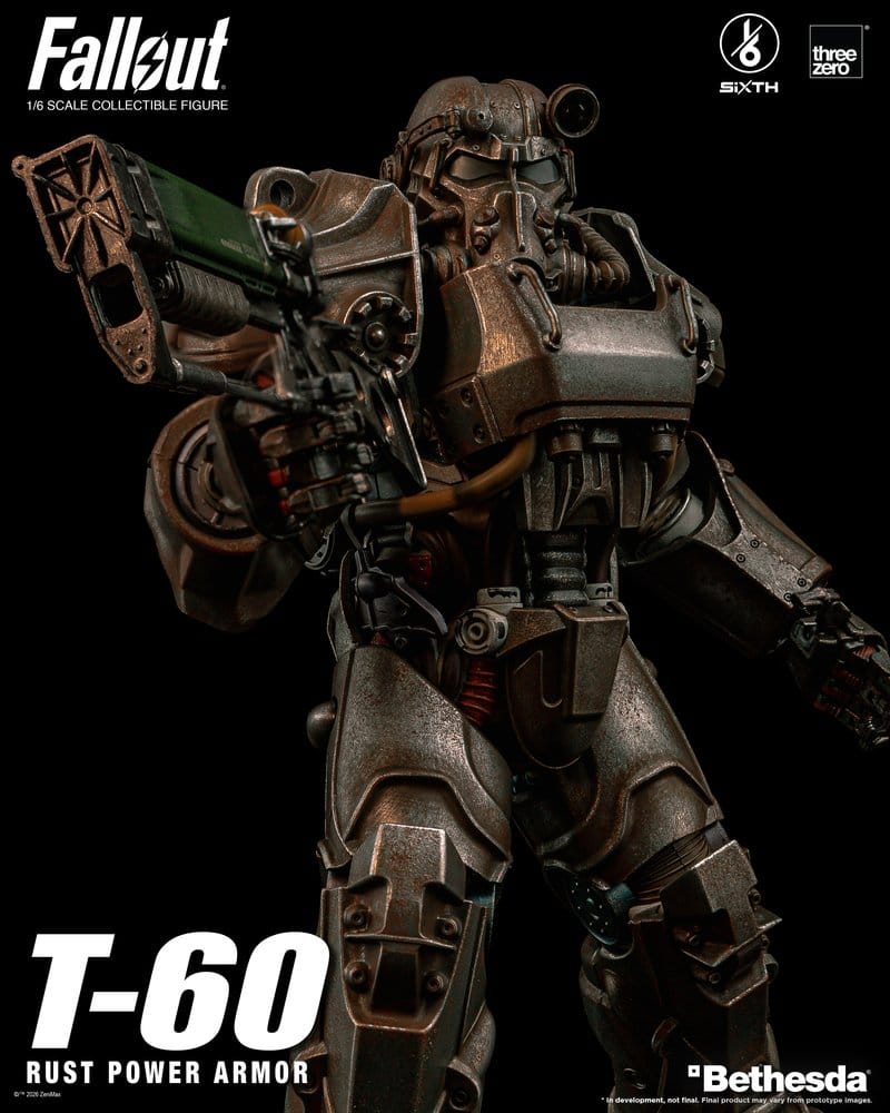 Action figures Fallout Action Figure 1/6 T-60 Rust Power Armor från ThreeZero