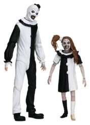 Terrifier 2 2-Pack Action Figures Ultimate Art the Clown & Little Pale Girl frÃ¥n NECA