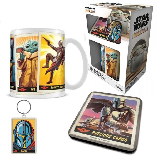 Star Wars The Mandalorian Gift Set - Mug, Coaster & Keychain - Bild 2