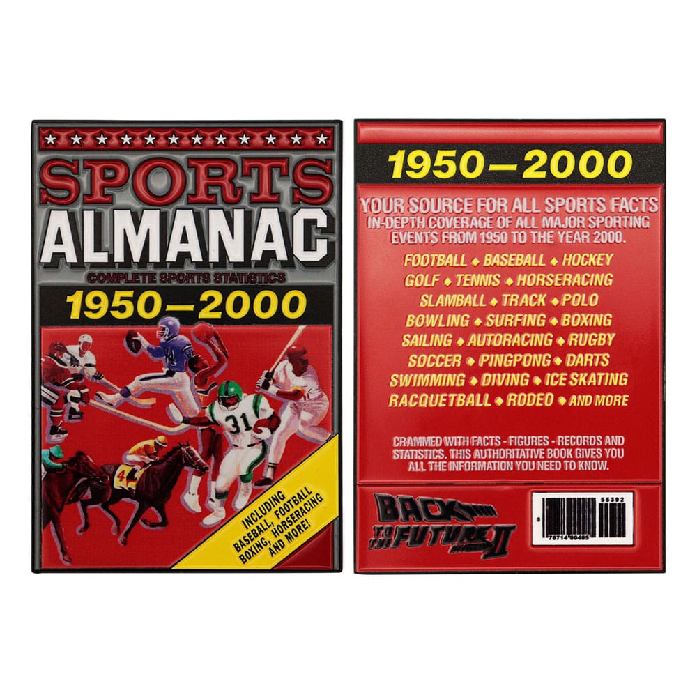 Back to the Future Ingot Sport Almanac Limited Edition frÃ¥n FaNaTtik