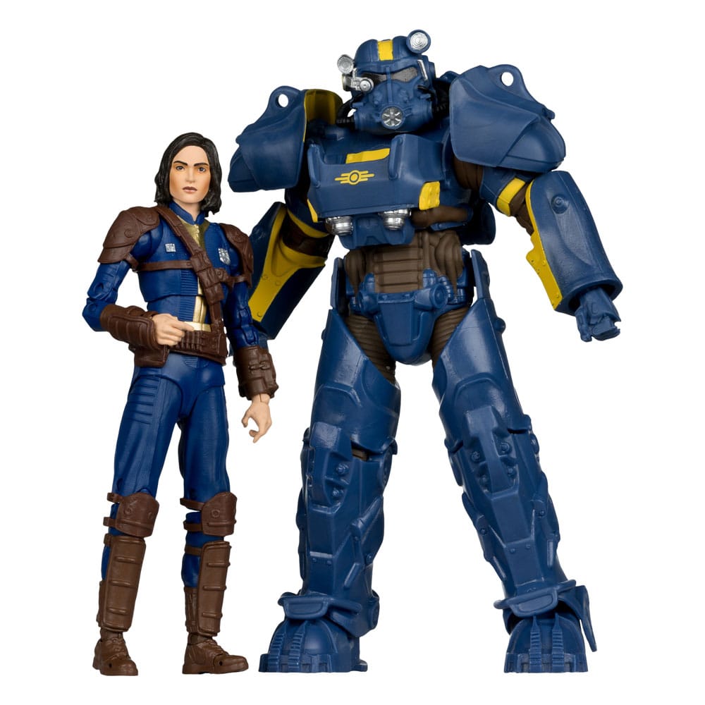 Fallout 4 Statue 2-Pack T-60 Vault Tec & Sole Survivor frÃ¥n McFarlane Toys