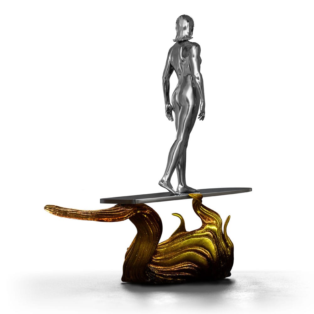 Statues Fantastic Four Art Scale Statue 1/10 Silver Surfer från Iron Studios