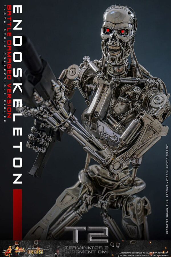 Terminator 2 Hot Toys Die-cast Action Figure 1/6 Endoskeleton (Battle Damaged Ver.) - Bild 2