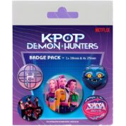 KPop Demon Hunters Pin-Back Buttons 5-Pack