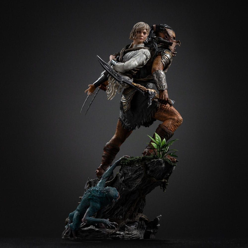 Predator: Badlands Art Scale Statue 1/10 Predator Dek & Thia - Bild 2