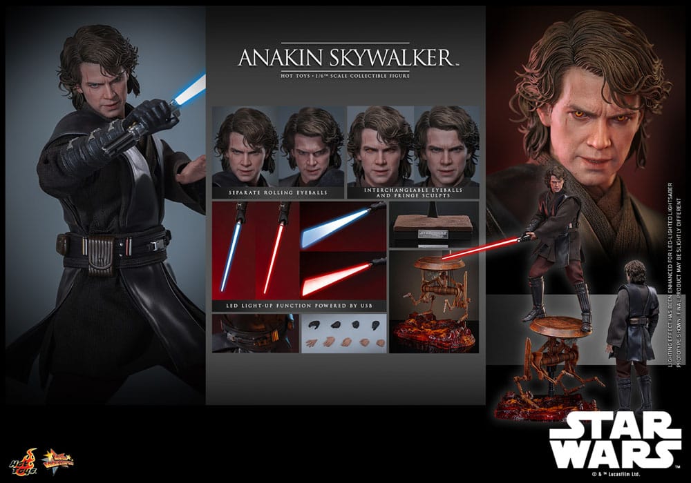 Star Wars: Ep. III Movie Masterpiece Action Fiugre 1/6 Anakin Skywalker - Bild 6