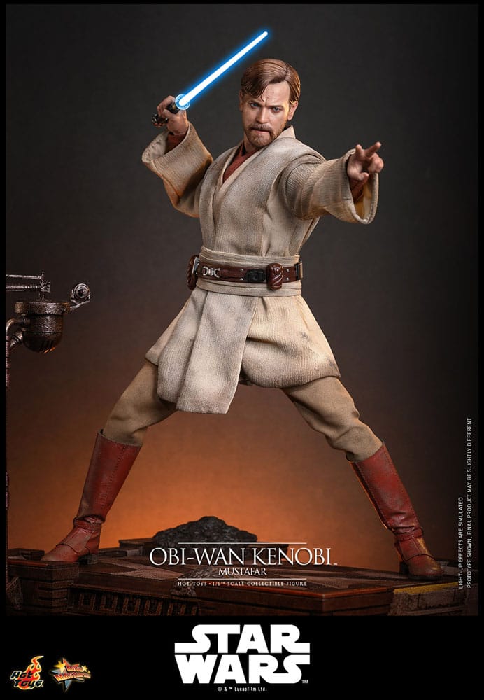 Star Wars: Ep. III Movie Masterpiece Action Fiugre 1/6 Obi-Wan Kenobi (Mustafar) - Bild 2