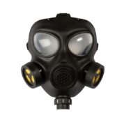 Svart Biohazard Gas Mask