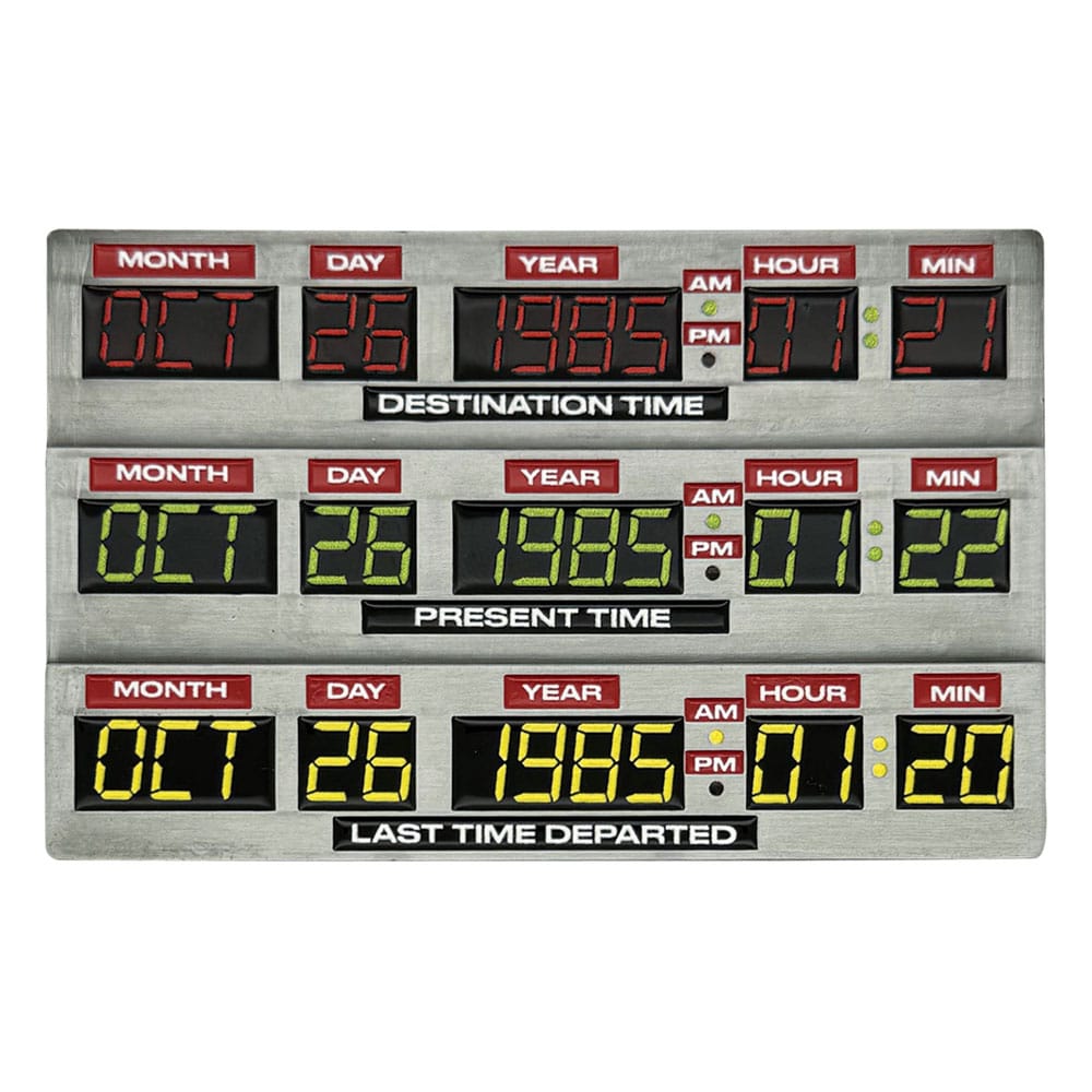 Back To The Future Ingot 40th Anniversary Time Circuits Limited Edition frÃ¥n FaNaTtik