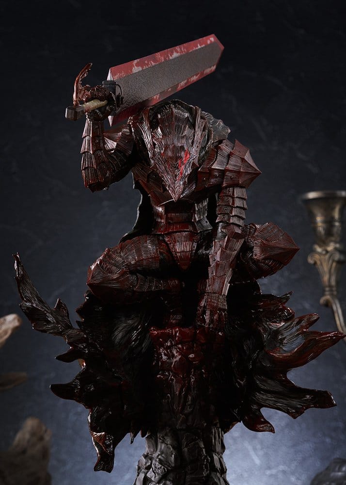 Statues Berserk Pop Up Parade PVC Figure Guts (Berserker Armor): Bloody Paint Ver. L Size från Max Factory