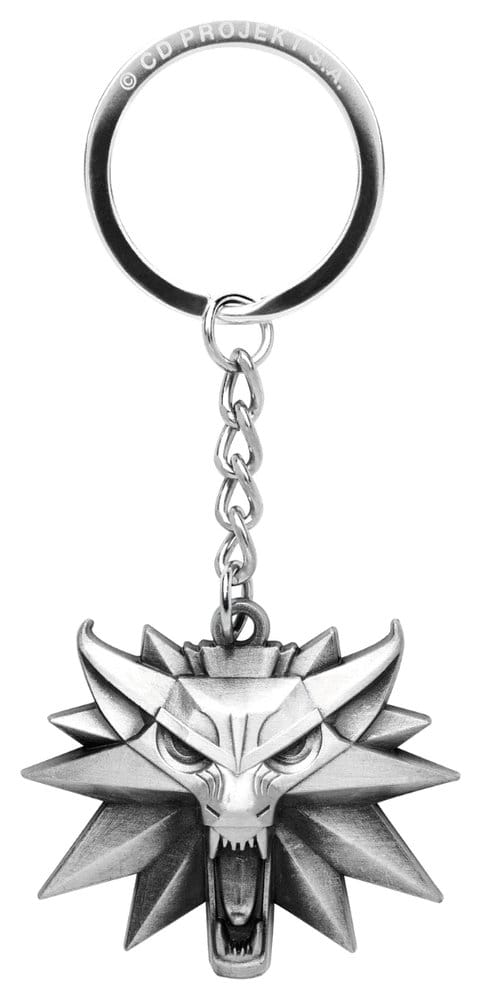 The Witcher 3 Keychain Wolf Medallion frÃ¥n Good Loot