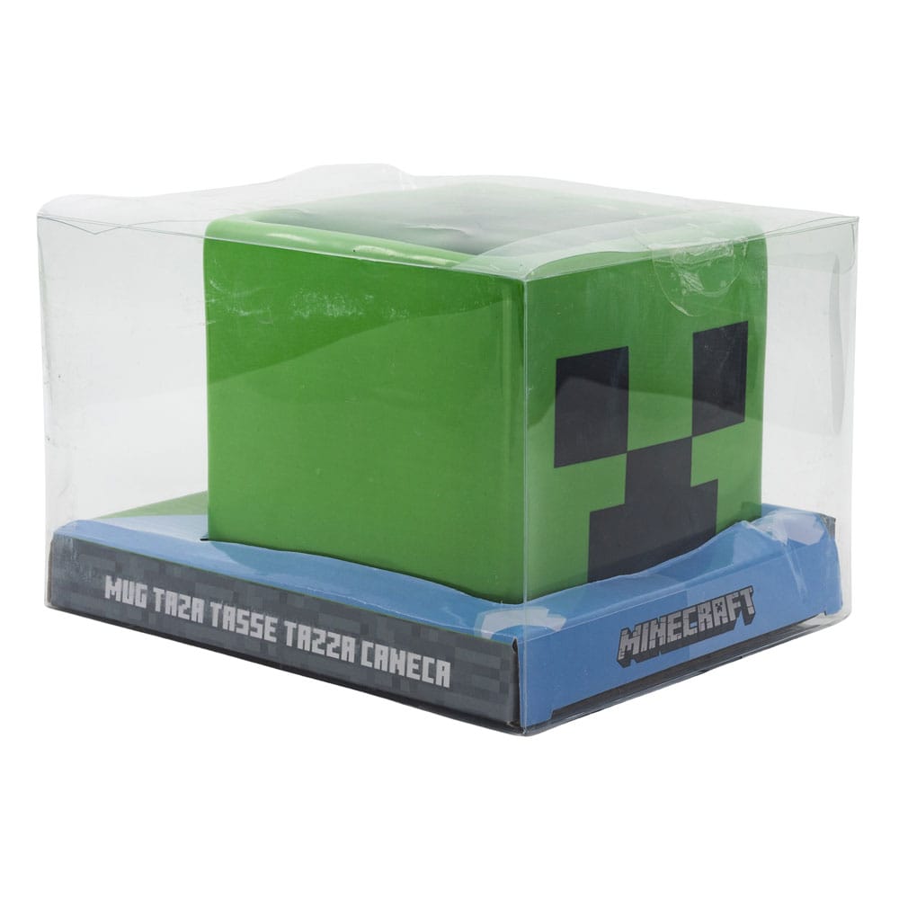 Minecraft 3D Mug Creeper Face 445 ml frÃ¥n Stor