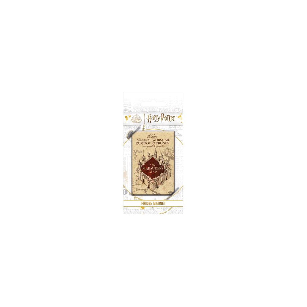 Harry Potter Fridge Magnet The Marauders Map frÃ¥n Pyramid International