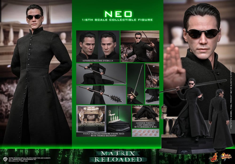 Matrix Movie Masterpiece Action Figure 1/6 Neo - Bild 4