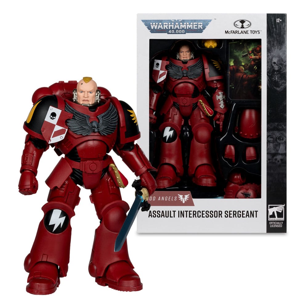 Action figures Warhammer 40,000 Action Figure Assault Intercessor Sergeant (Blood Angel) från McFarlane Toys