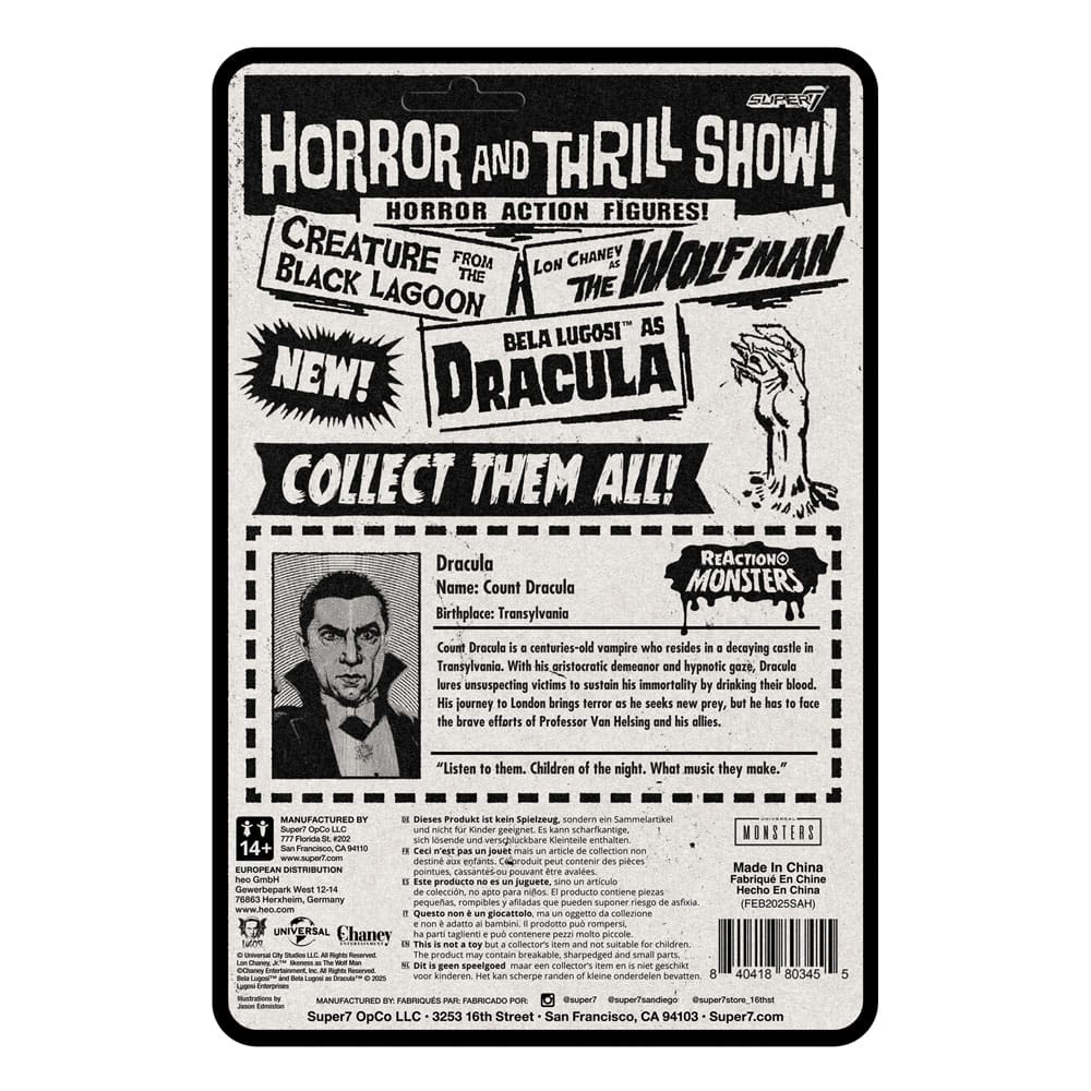 Universal Monsters ReAction+ Action Figure Wave 1 Dracula - Bild 3