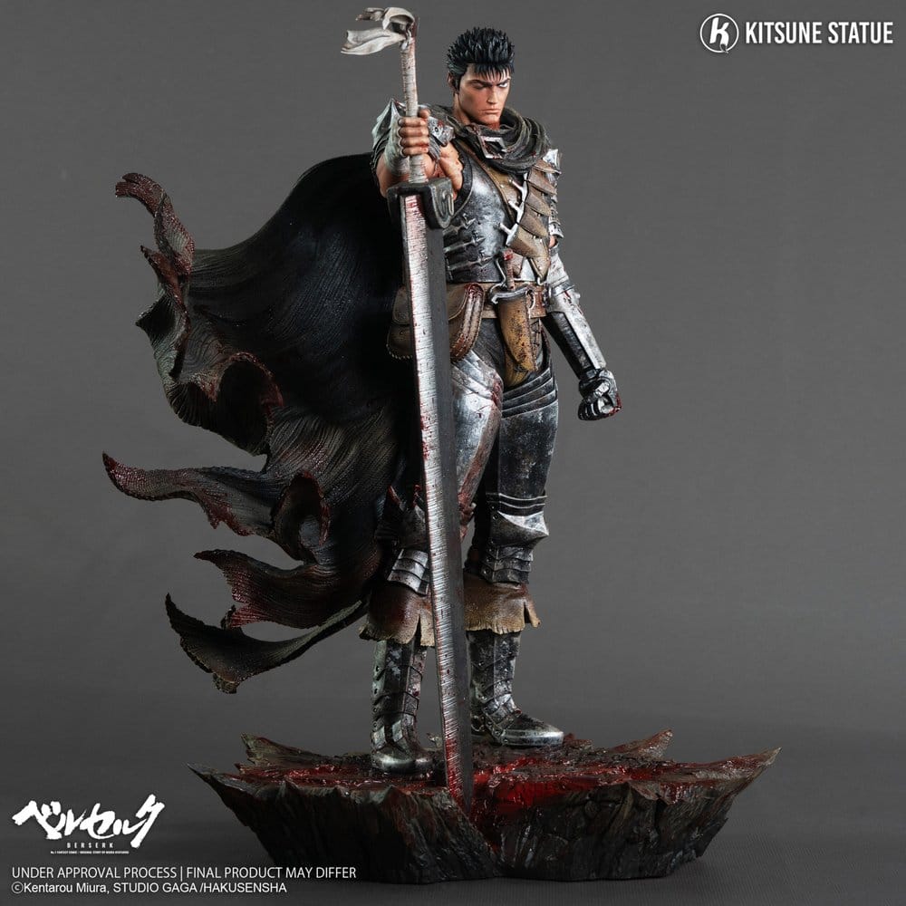 Statues Berserk Statue 1/6 Guts från Kitsune Statue
