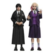 Wednesday Action Figures 2 Pack Wednesday Addams (Nevermore Uniform) and Enid frÃ¥n NECA