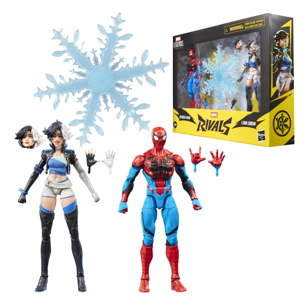 Marvel Rivals Marvel Legends Action Figure 2-Pack Spider-Man & Luna Snow