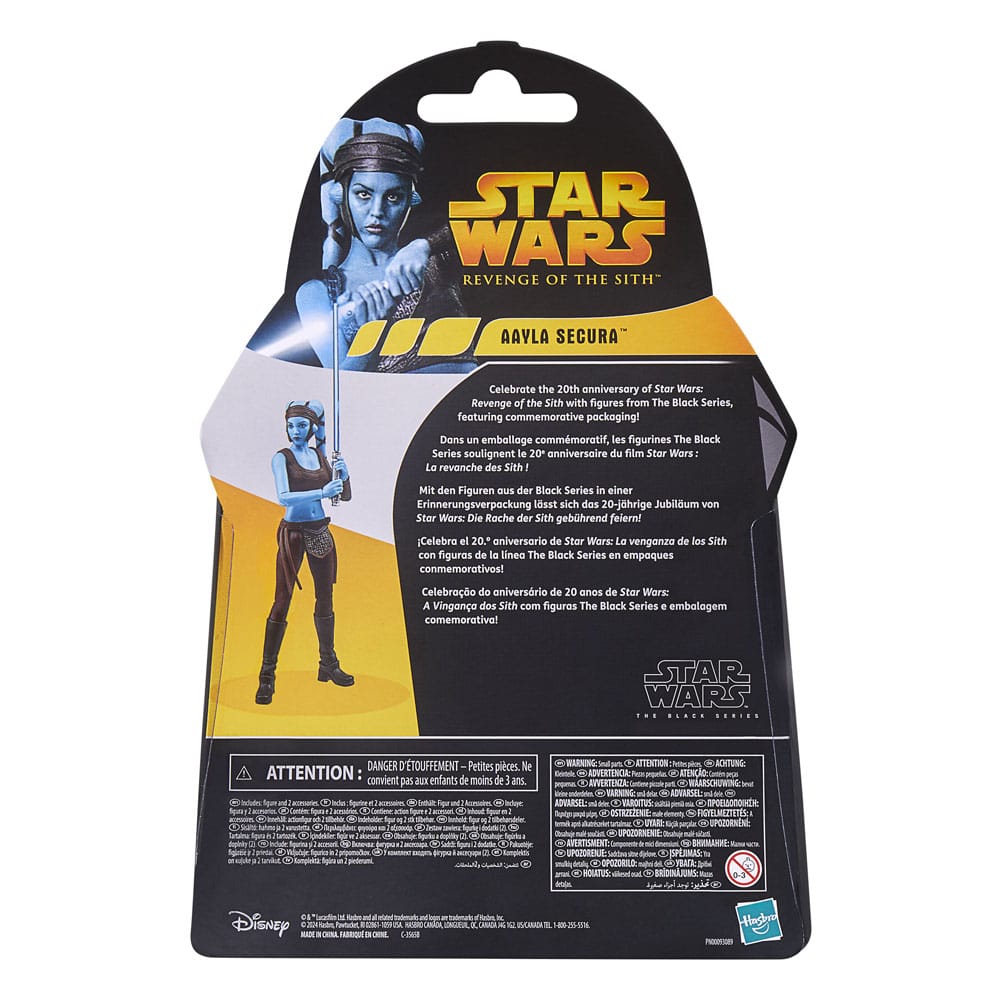 Star Wars Episode III Black Series Action Figure 20th Anniversary Aayla Secura