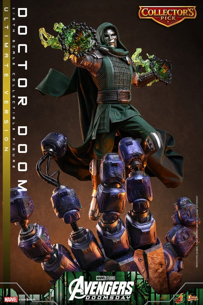 Action figures: 30 cm Avengers: Doomsday Movie Masterpiece Action Figure 1/6 Doctor Doom (Ultimate Version) från Hot Toys