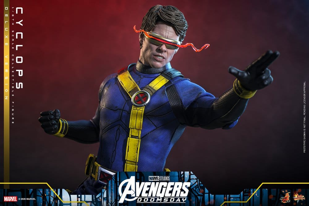 Action figures: 30 cm Avengers: Doomsday Movie Masterpiece Action Figure 1/6 Cyclops (Deluxe Version) från Hot Toys