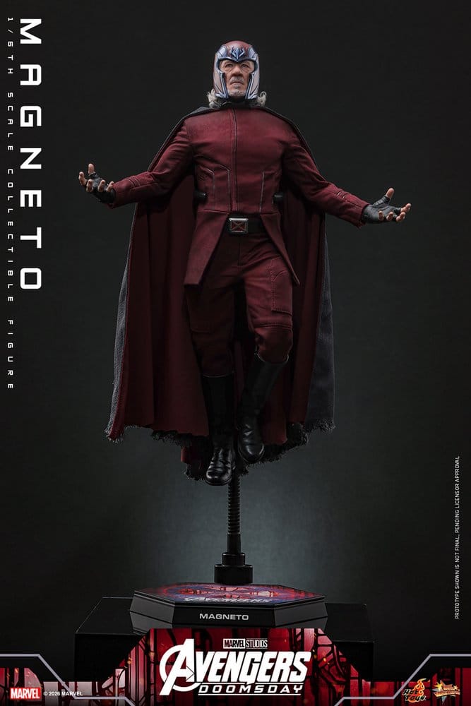Action figures: 30 cm Avengers: Doomsday Movie Masterpiece Action Figure 1/6 Magneto från Hot Toys