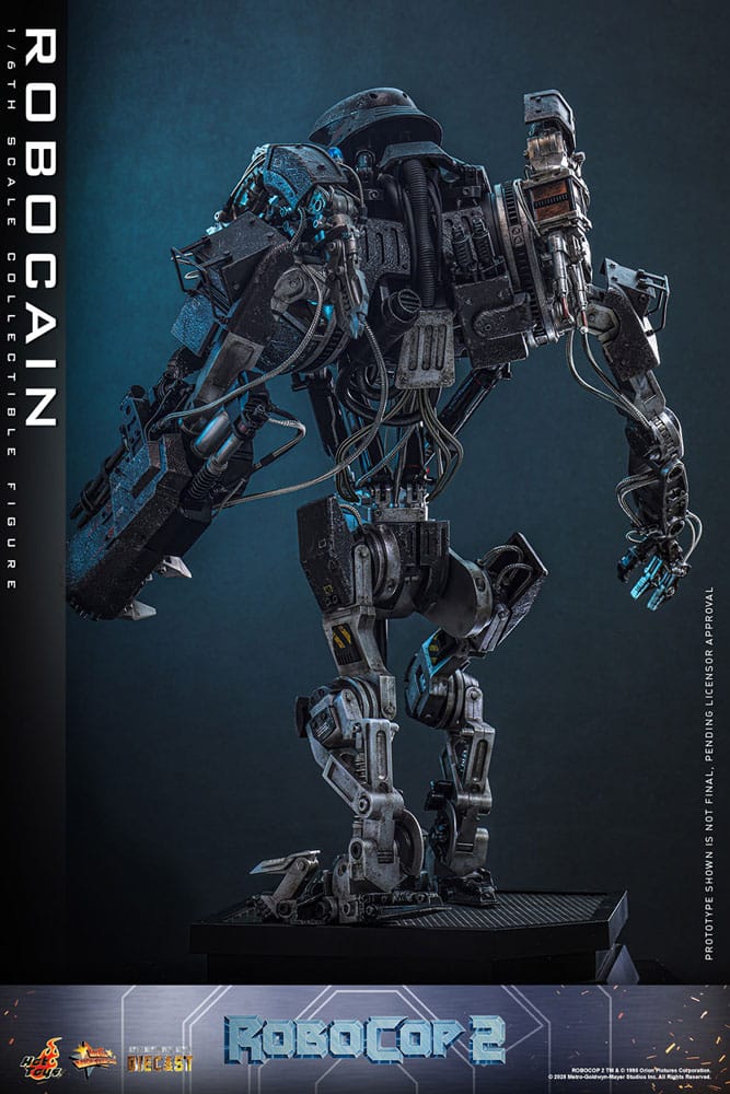 Action figures: 30 cm RoboCop 2 Movie Masterpiece Diecast Action Figure 1/6 RoboCain från Hot Toys