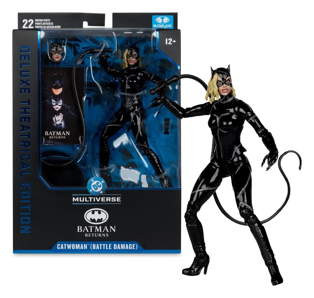 Action figures DC Multiverse Action Figure Catwoman (Battle Damage) (Batman Returns) Deluxe Theatrical Edition från McFarlane Toys