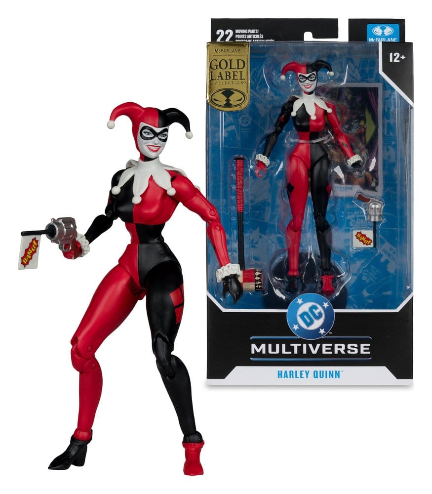 Action figures DC Multiverse Action Figure Harley Quinn (DC Classic) (Gold Label) från McFarlane Toys