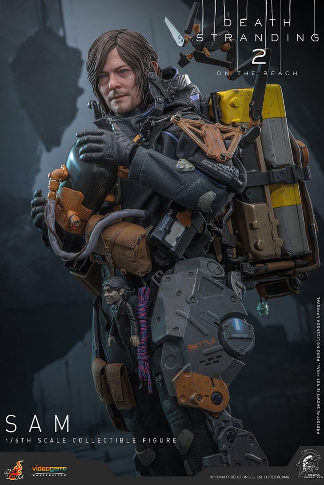Action figures Death Stranding 2: On the Beach Videogame Masterpiece Action Figure 1/6 Sam från Hot Toys