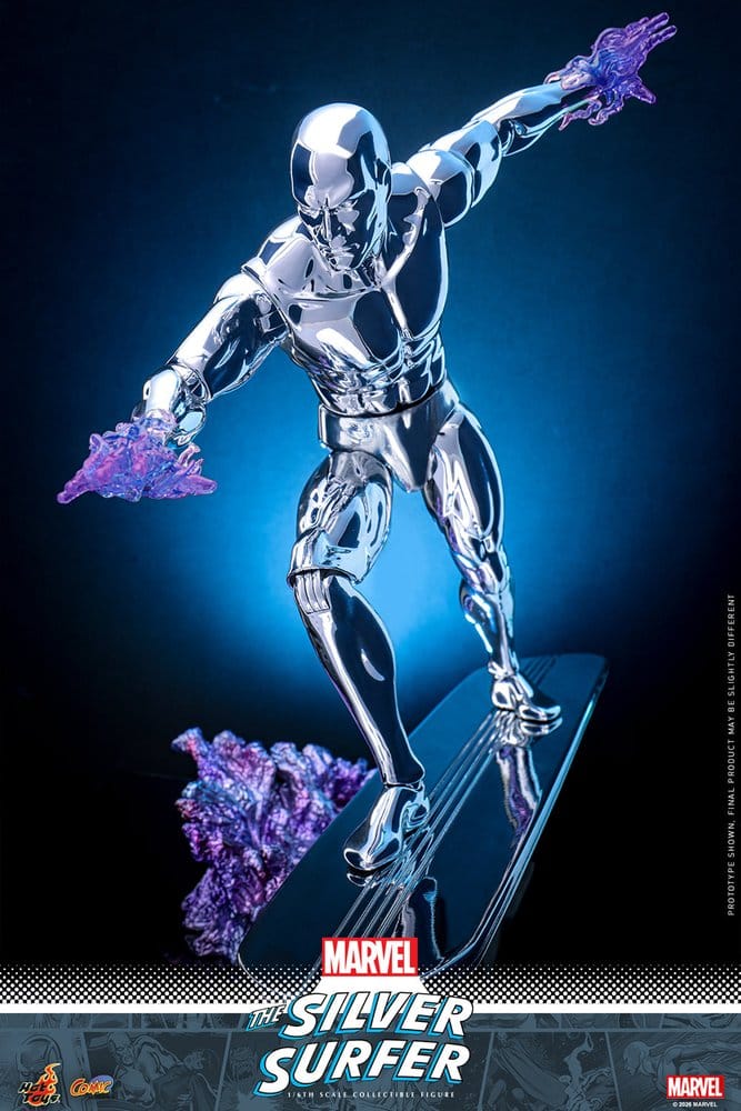 Action figures Marvel Action Figure 1/6 Silver Surfer från Hot Toys